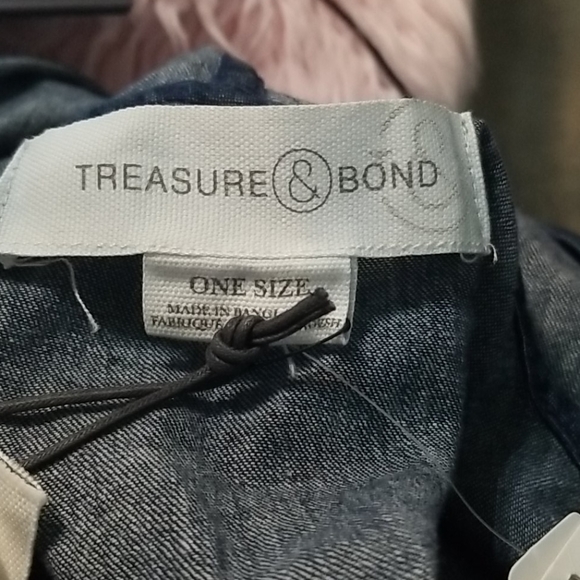 Blue hoodie cardigan sweater - Picture 9 of 9